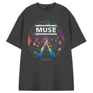 Muse Unisex Adult The Resistance Short-Sleeved T-Shirt / Gray